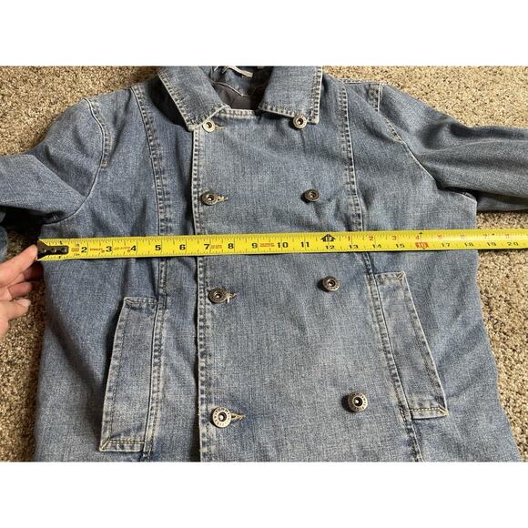 Vintage Tommy Hilfiger Denim Jean Blazer Button Jacket Size Medium - Picture 9 of 9